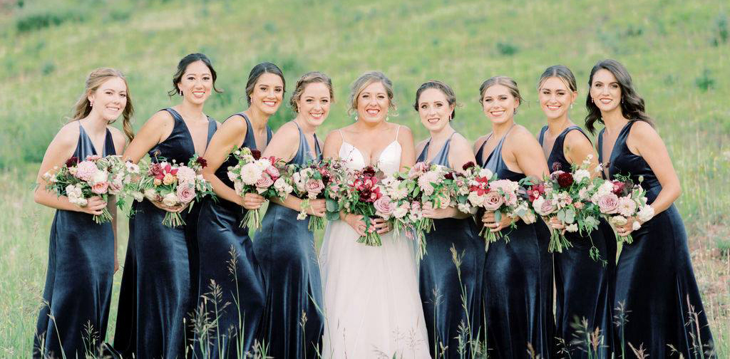 Colorado mountain wedding with makeup and bridal hairstyle by Beauty on Location Studio of Denver