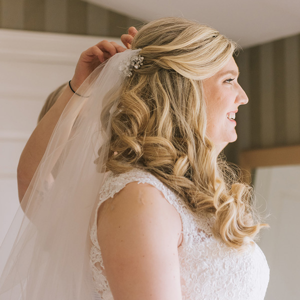 Colorado mountain wedding with makeup and bridal hairstyle by Beauty on Location Studio of Denver